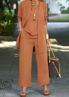 Completo Due Pezzi Da Donna Con Top Ampio E Pantaloni Coordinati, immagine 1