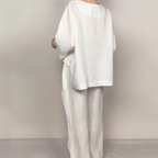 Completo Due Pezzi Donna | Scollo a V & Gamba Larga