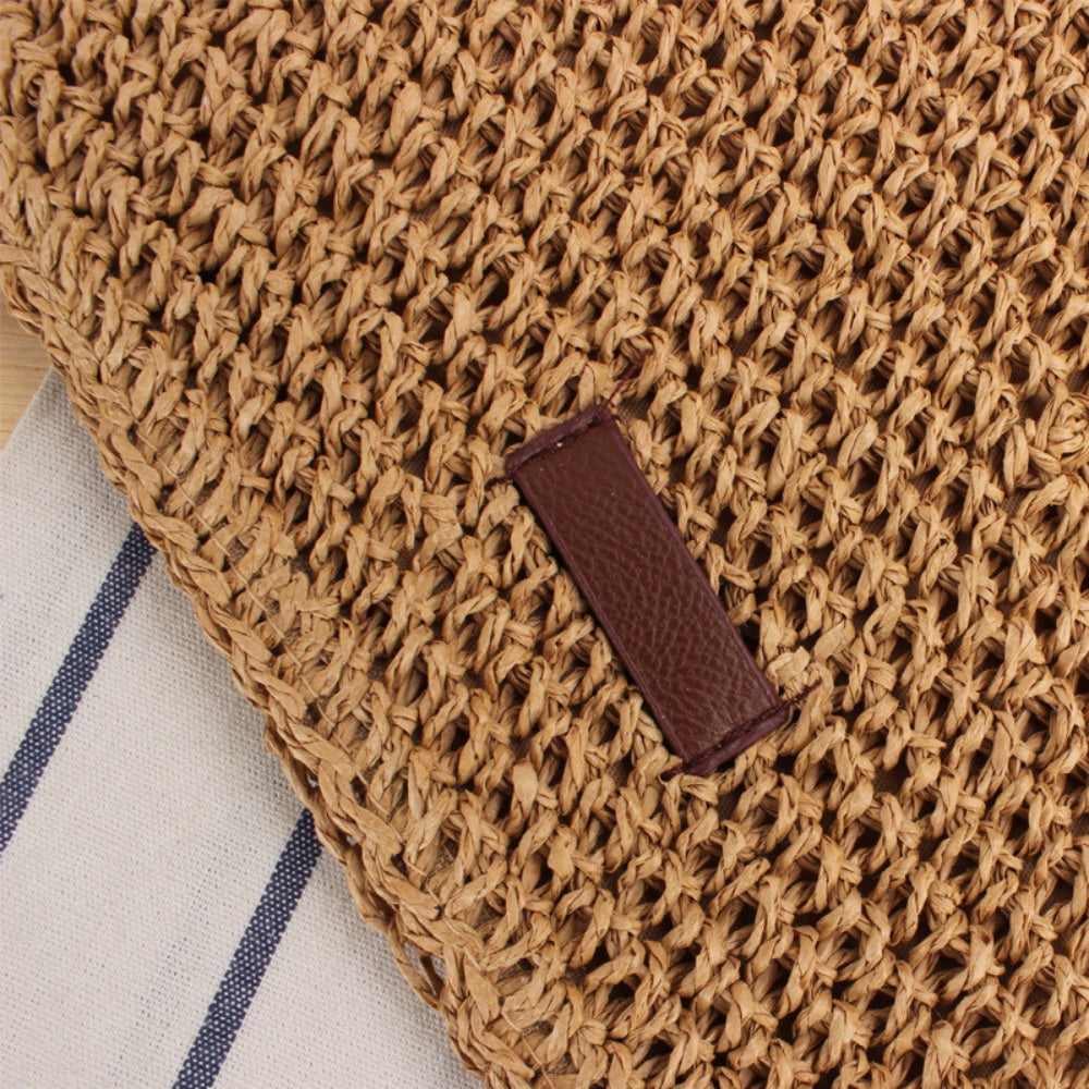 Borsa A Spalla Beige Intrecciata Donna — Taormina, immagine 20