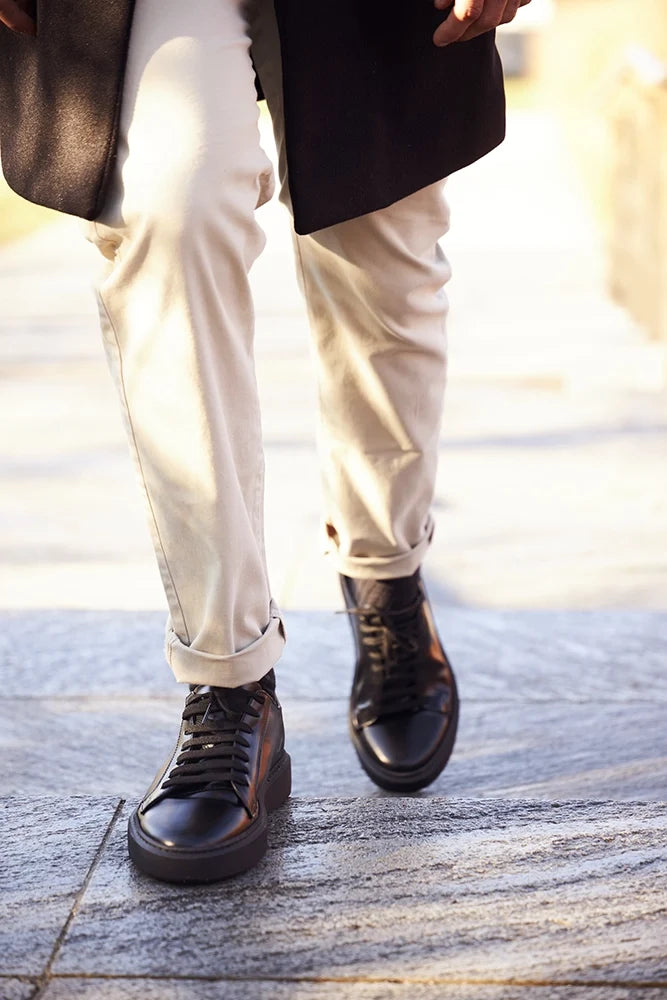 Modica — Sneakers Nere Da Uomo, immagine 5