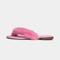 FORTE DEI MARMI - Slipper infradito in visone (Fucsia)