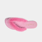 FORTE DEI MARMI - Slipper infradito in visone (Fucsia)