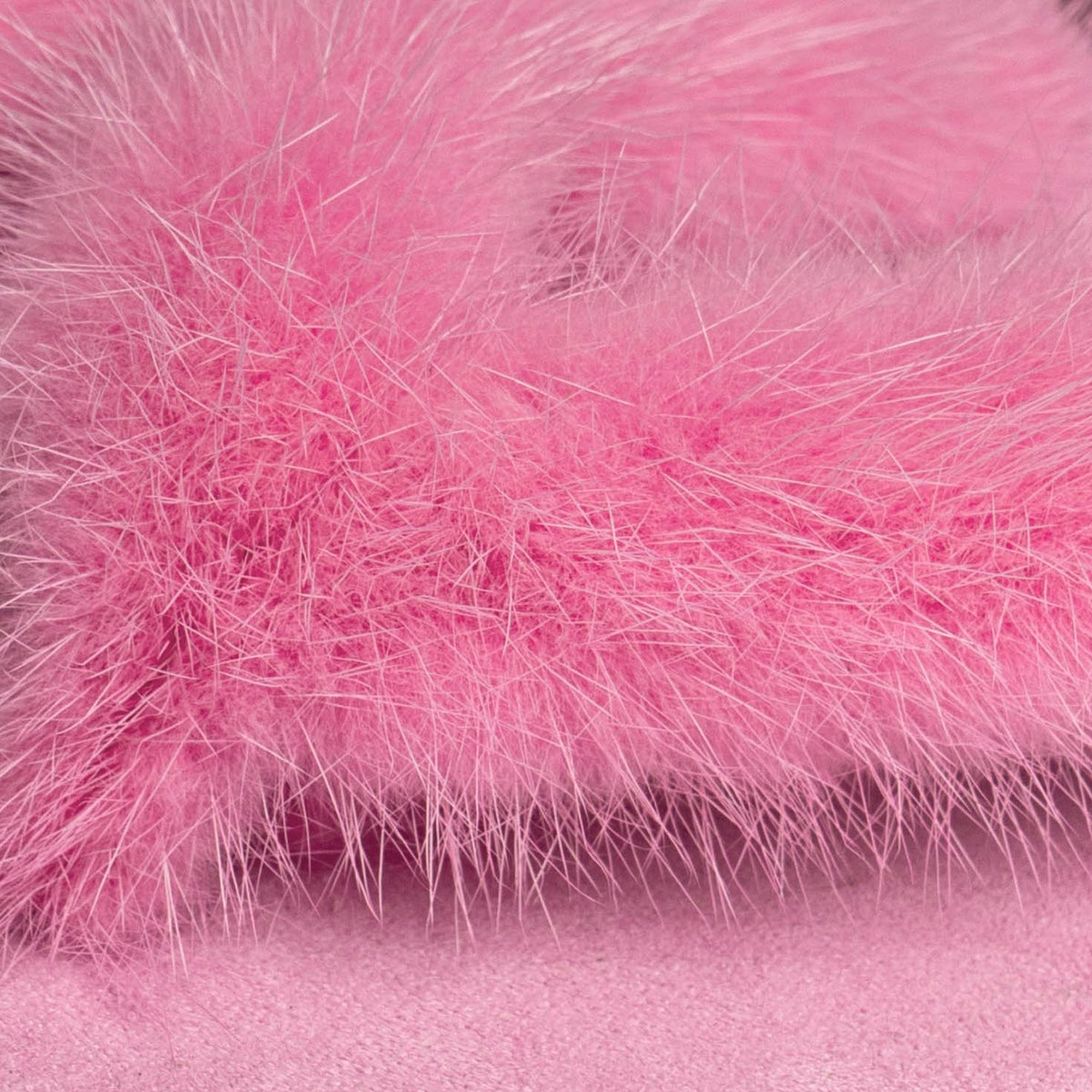 FORTE DEI MARMI - Slipper infradito in visone (Fucsia)
