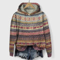 Felpa Donna | Cappuccio & Motivo Jacquard