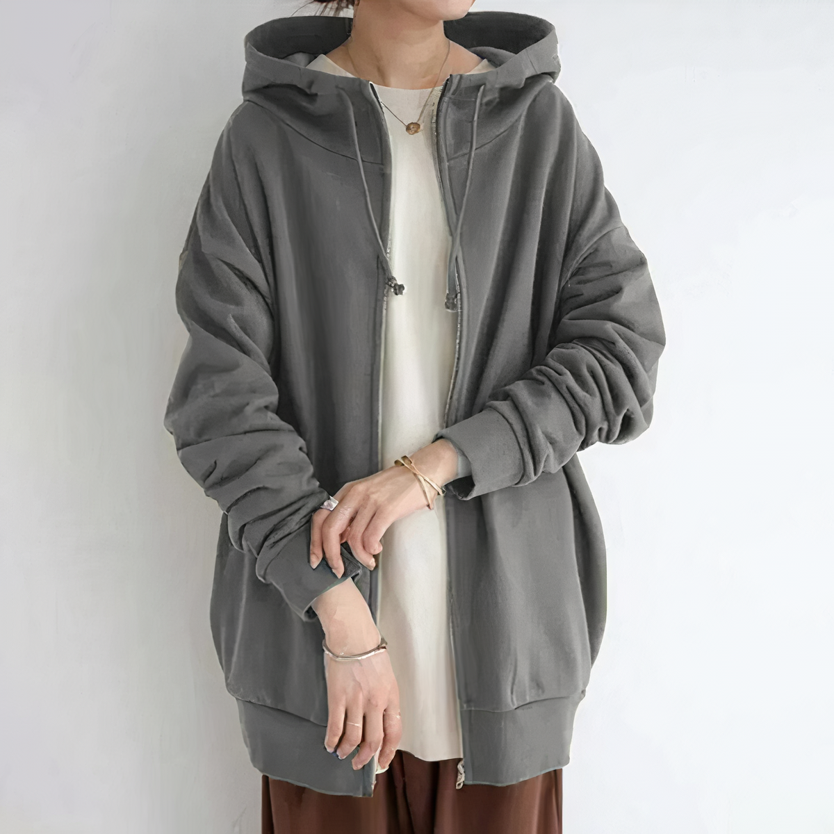 Felpa Donna | Cappuccio & Vestibilità Oversize