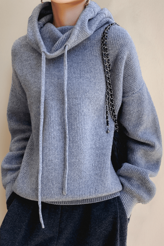 Felpa Oversize Da Donna Con Cappuccio E Coulisse, immagine 3