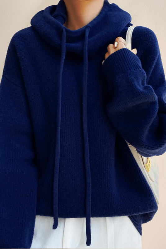 Felpa Oversize Da Donna Con Cappuccio E Coulisse, immagine 5