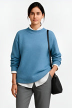 Maglione Oversize Da Donna Con Collo Lupetto E Maniche Lunghe, immagine 2