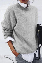 Maglione Oversize Da Donna Con Collo Lupetto E Maniche Lunghe, immagine 3