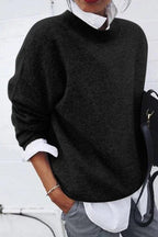 Maglione Oversize Da Donna Con Collo Lupetto E Maniche Lunghe, immagine 4