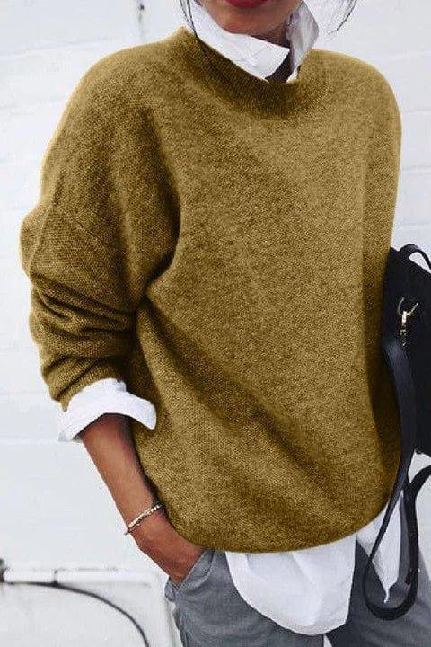 Maglione Oversize Da Donna Con Collo Lupetto E Maniche Lunghe, immagine 5