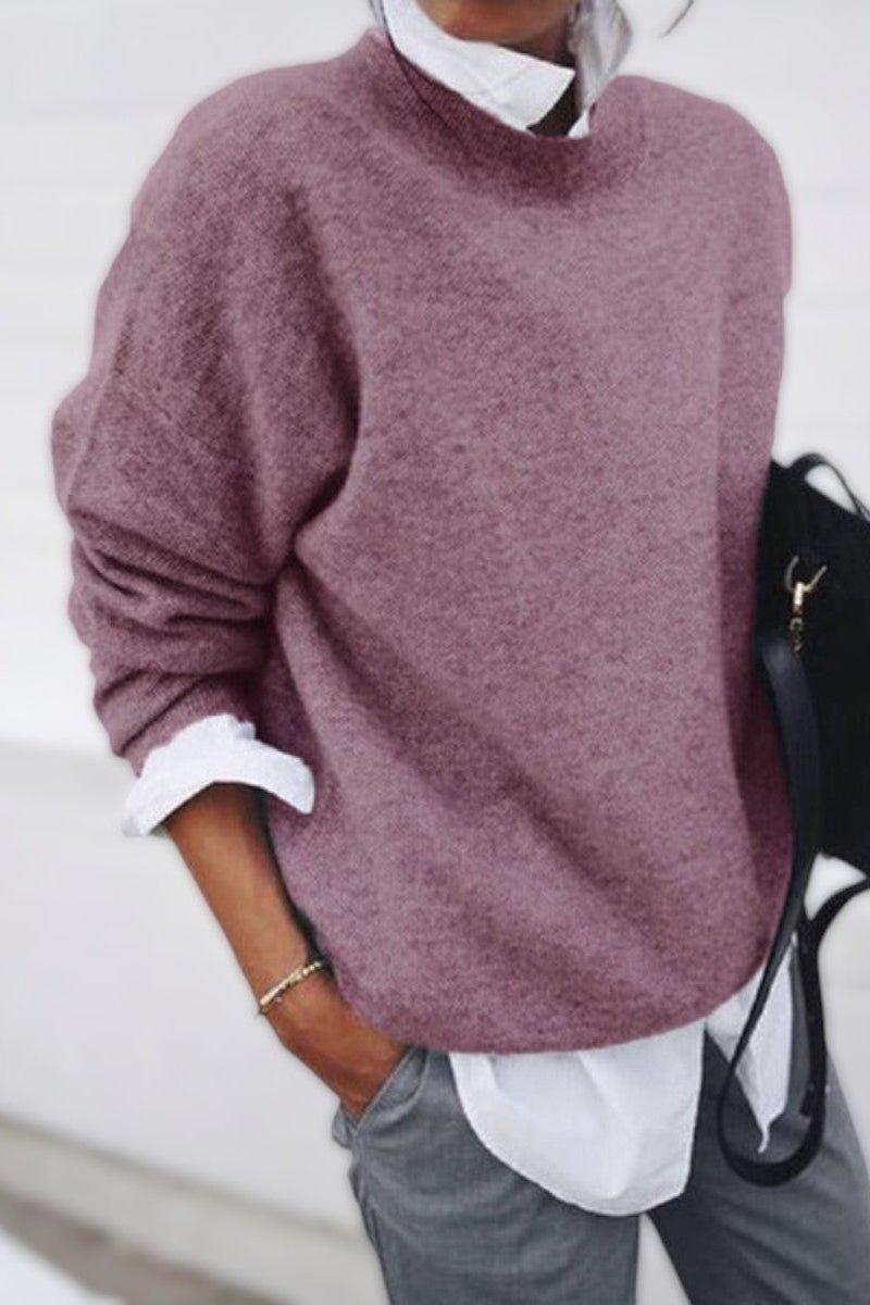 Maglione Oversize Da Donna Con Collo Lupetto E Maniche Lunghe, immagine 6