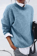Maglione Oversize Da Donna Con Collo Lupetto E Maniche Lunghe, immagine 1