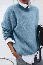 Maglione Oversize Da Donna Con Collo Lupetto E Maniche Lunghe, immagine 1