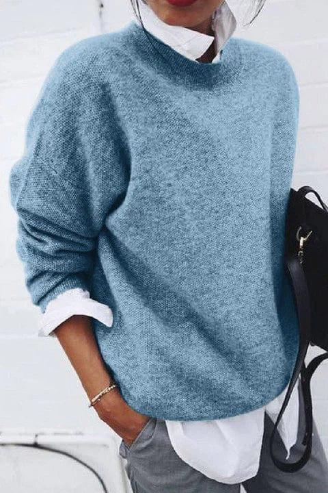 Maglione Oversize Da Donna Con Collo Lupetto E Maniche Lunghe, immagine 1