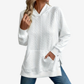 Felpa Donna con Cappuccio | Comfort e Stile Texturizzato