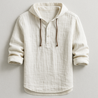 Felpa Uomo | Cappuccio & Abbottonatura Henley