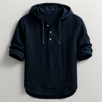 Felpa Uomo | Cappuccio & Abbottonatura Henley