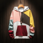 Felpa Uomo | Cappuccio & Design Color Block