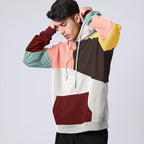 Felpa Uomo | Cappuccio & Design Color Block