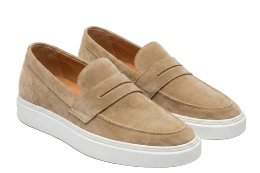 Taormina — Mocassini Beige Da Uomo, immagine 1