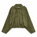 Giacca Bomber Oversize Da Donna Con Zip Frontale, immagine 1