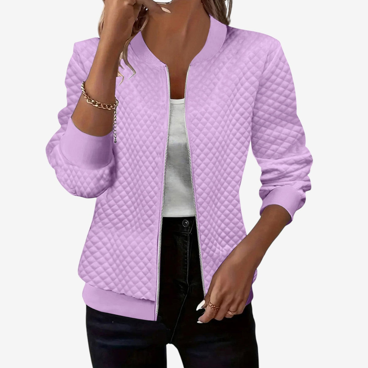 Gilet Donna | Zip Frontale & Design Trapuntato