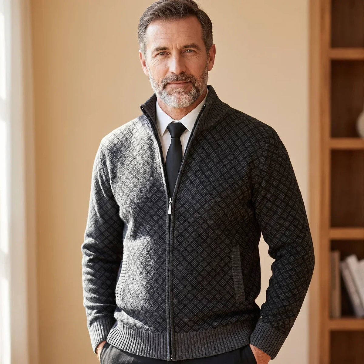 Gilet Uomo | Zip Integrale & Collo Alto