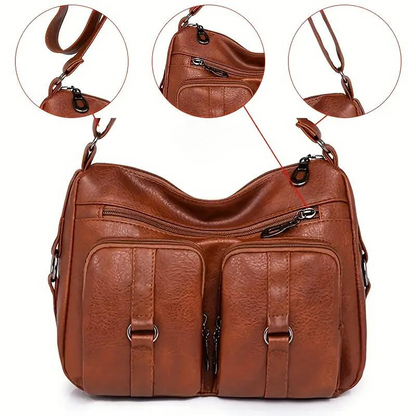 Borsa A Tracolla Multicolore Multitasche Donna — Ravenna, immagine 13