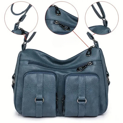 Borsa A Tracolla Multicolore Multitasche Donna — Ravenna, immagine 9