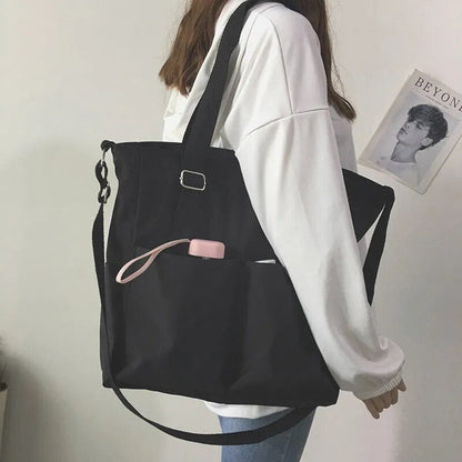 Borsa Tote Multicolore Capiente Donna — Spiaggia, immagine 2