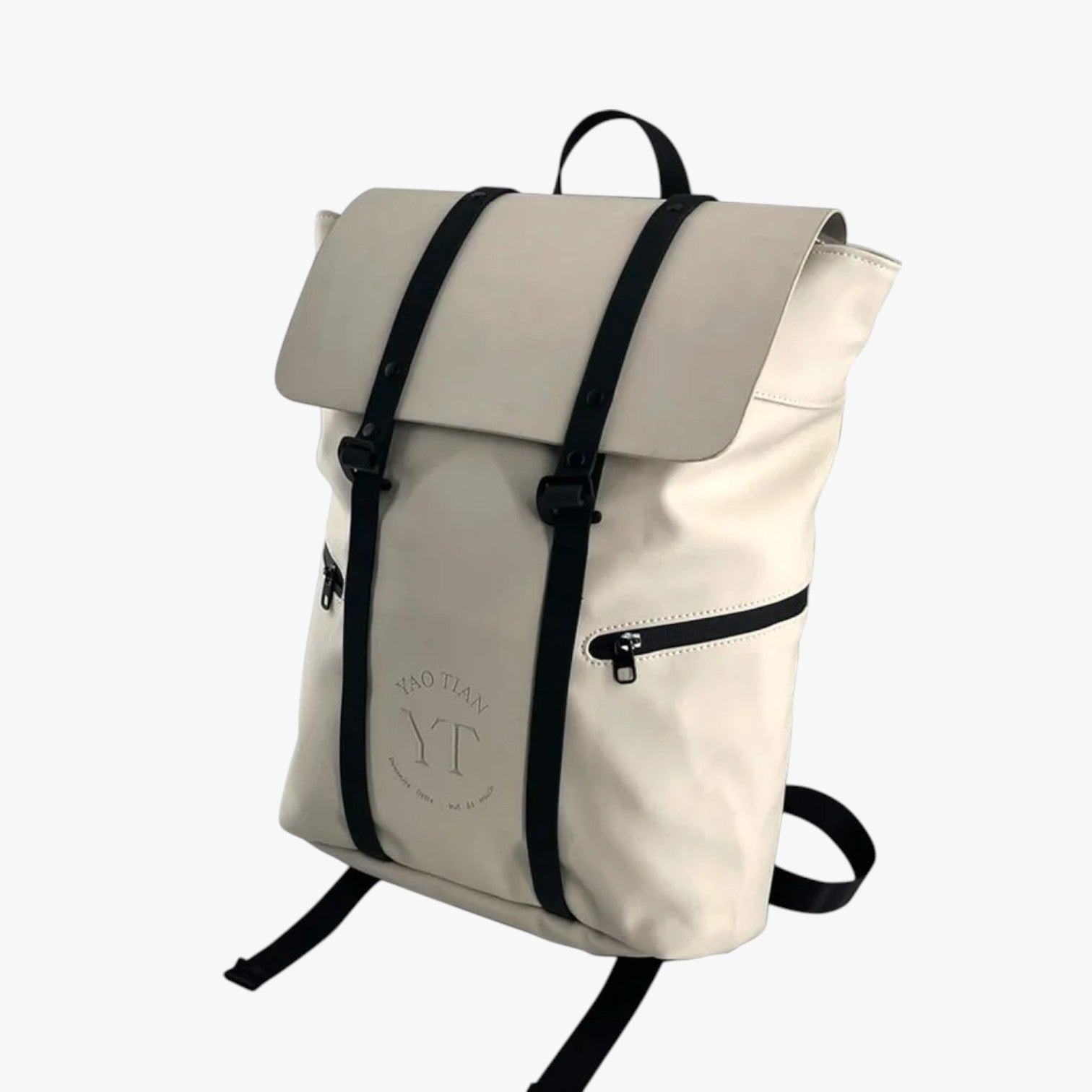 Zaino Roll Top Multicolore Porta Laptop Unisex — Trento, immagine 7