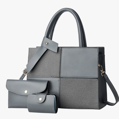 Borsa Tote Multicolore Con Pochette Donna — Elvira, immagine 7