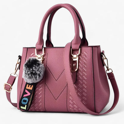 Borsa A Mano Multicolore Con Pompon Donna — Verona, immagine 10