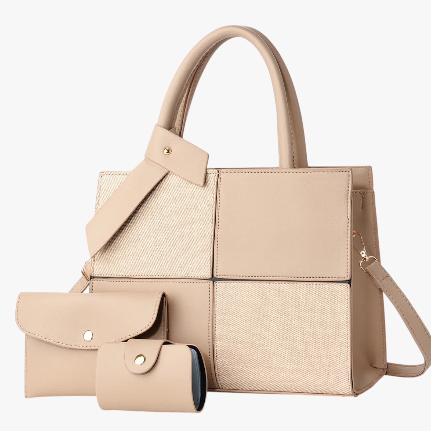Borsa Tote Multicolore Con Pochette Donna — Elvira, immagine 8