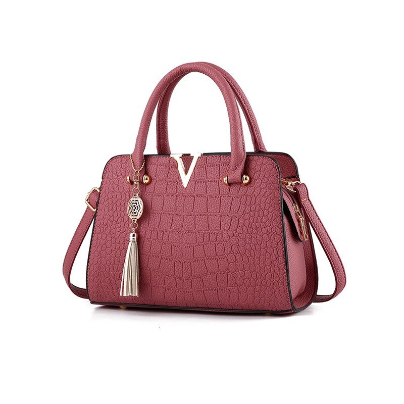 Borsa A Mano Multicolore Effetto Coccodrillo Donna — Nemi, immagine 17