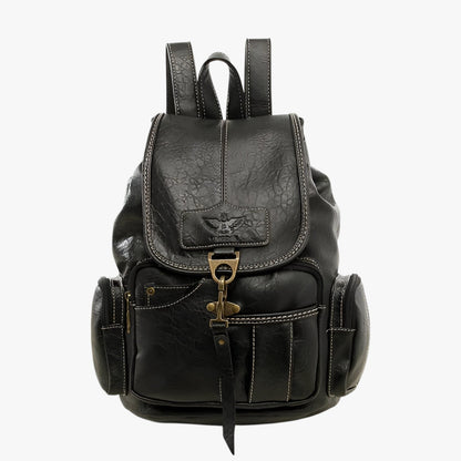 Zaino Marrone Con Patta Donna — Ambra, immagine 4