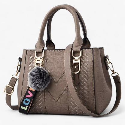 Borsa A Mano Multicolore Con Pompon Donna — Verona, immagine 13