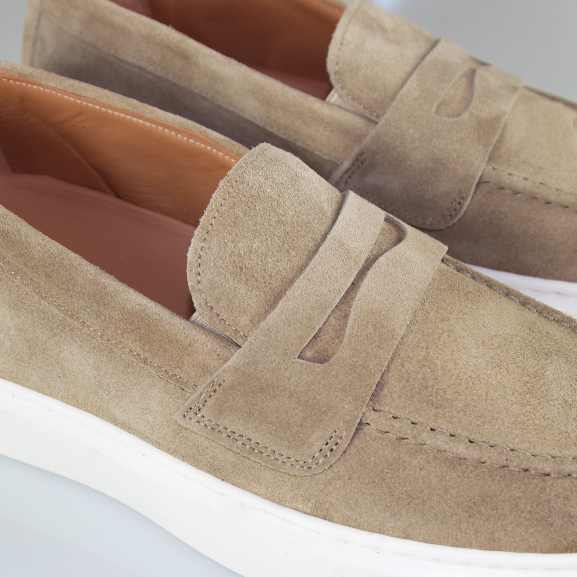 Taormina — Mocassini Beige Da Uomo, immagine 4