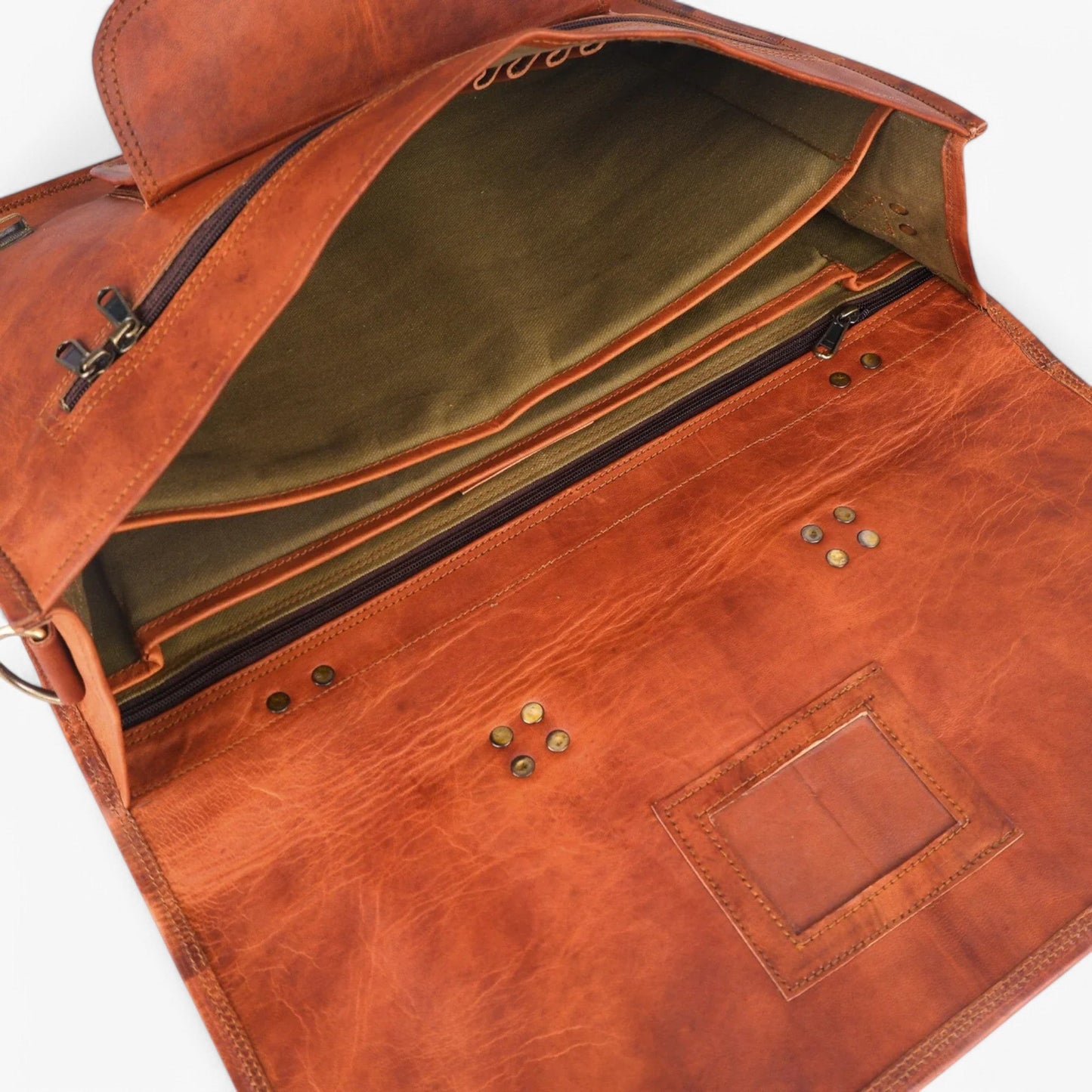 Borsa Messenger Multiformato Con Tracolla Unisex — Rovere, immagine 6
