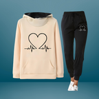 Tuta Sportiva Due Pezzi Da Donna Con Felpa E Pantaloni, immagine 5