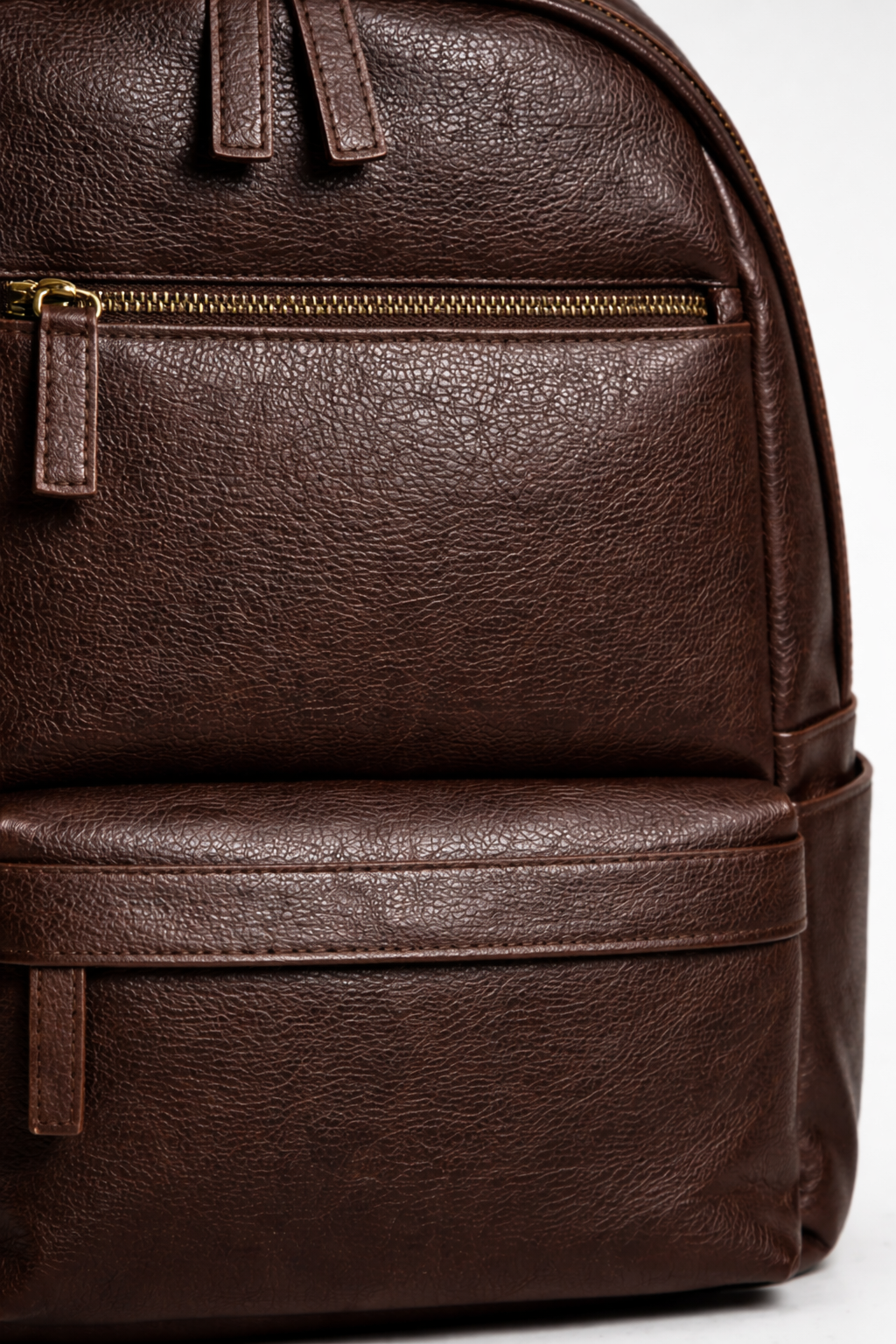 Zaino Marrone Porta Laptop Da 15,6 Pollici Uomo — Cuoio, immagine 5