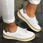 Sneakers Slip On Da Donna Traforate Con Suola Spessa, immagine 3