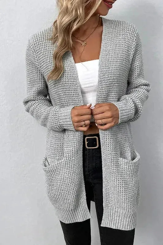 Maglione Donna | Aperto Davanti & Tasche Frontali