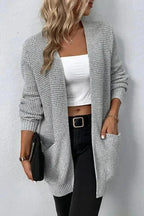 Maglione Donna | Aperto Davanti & Tasche Frontali