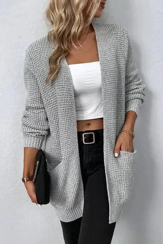 Maglione Donna | Aperto Davanti & Tasche Frontali