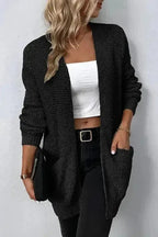 Maglione Donna | Aperto Davanti & Tasche Frontali