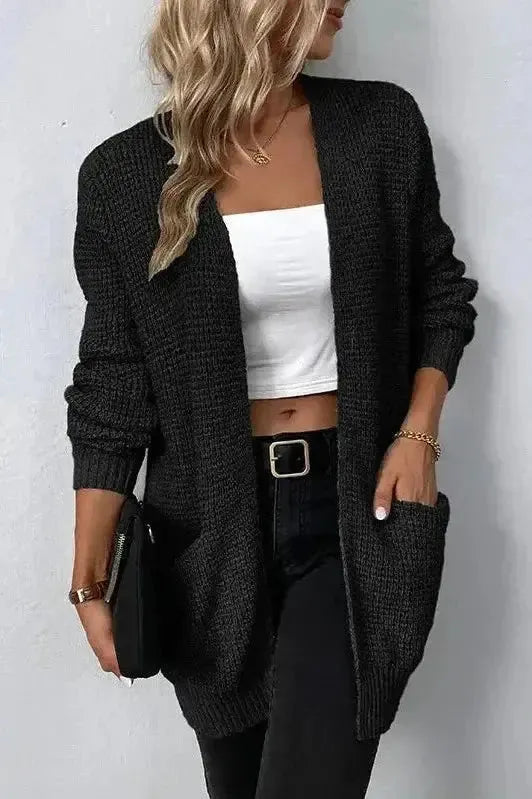 Maglione Donna | Aperto Davanti & Tasche Frontali
