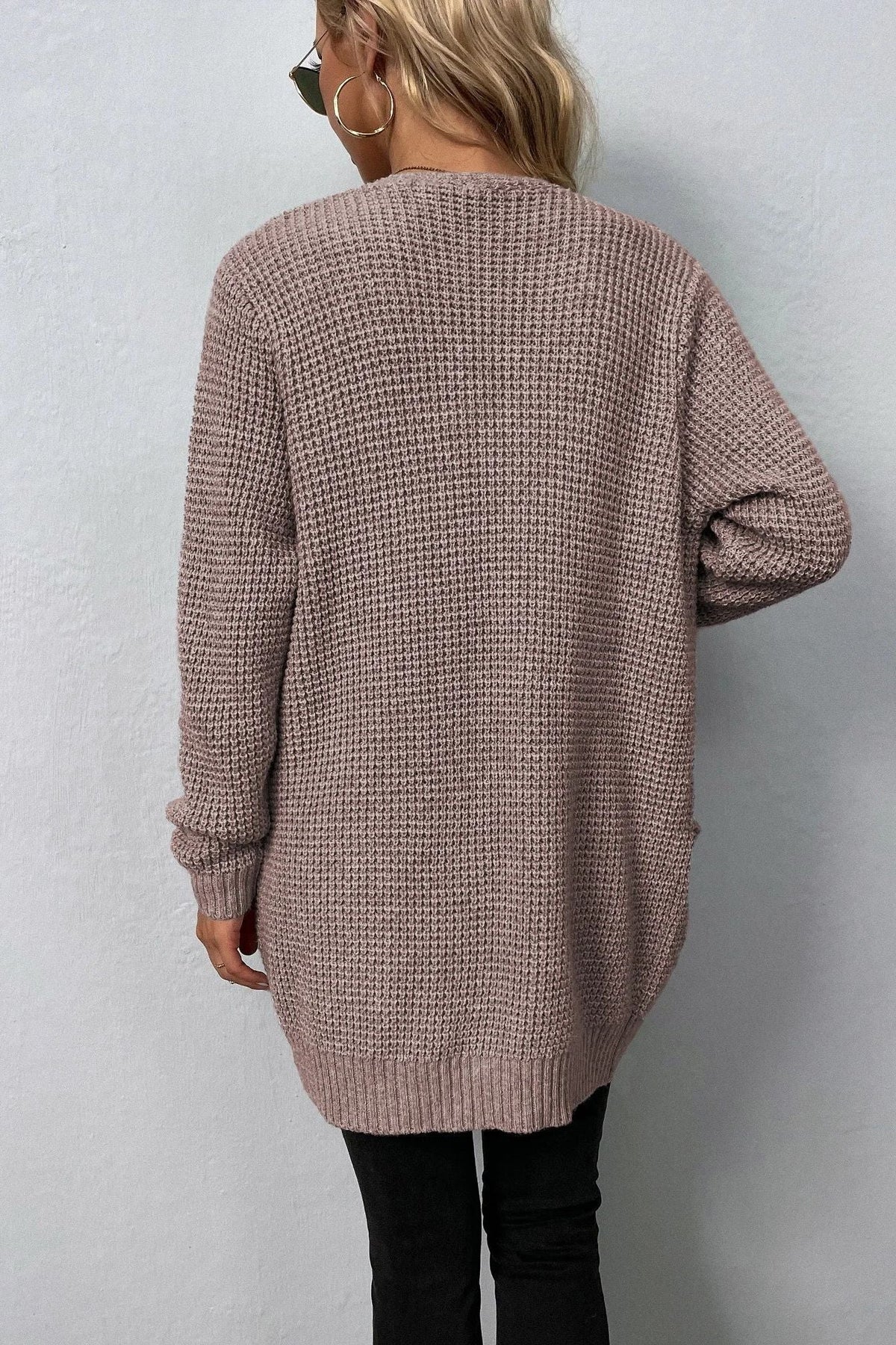 Maglione Donna | Aperto Davanti & Tasche Frontali