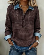 Maglione Donna | Colletto & Bottoni Frontali